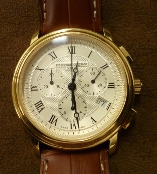 Mens Watches Frederique Constant Classic Chronograph And Date